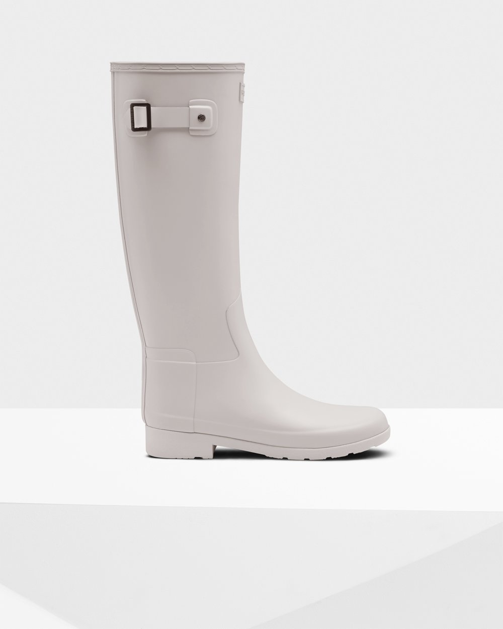 Womens Hunter Refined Slim Fit - Tall Rain Boots Grey - 9786-QJXBK